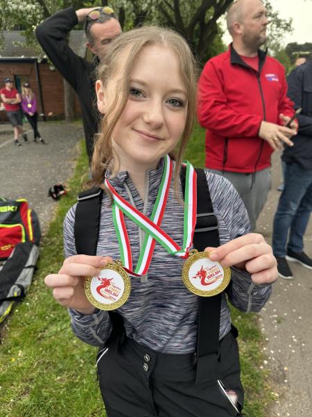 Speed Queen Charlotte triumphs at Cardiff Schools Ski Champs
